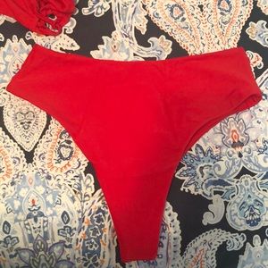 Shein high wasted bathing suit bottoms